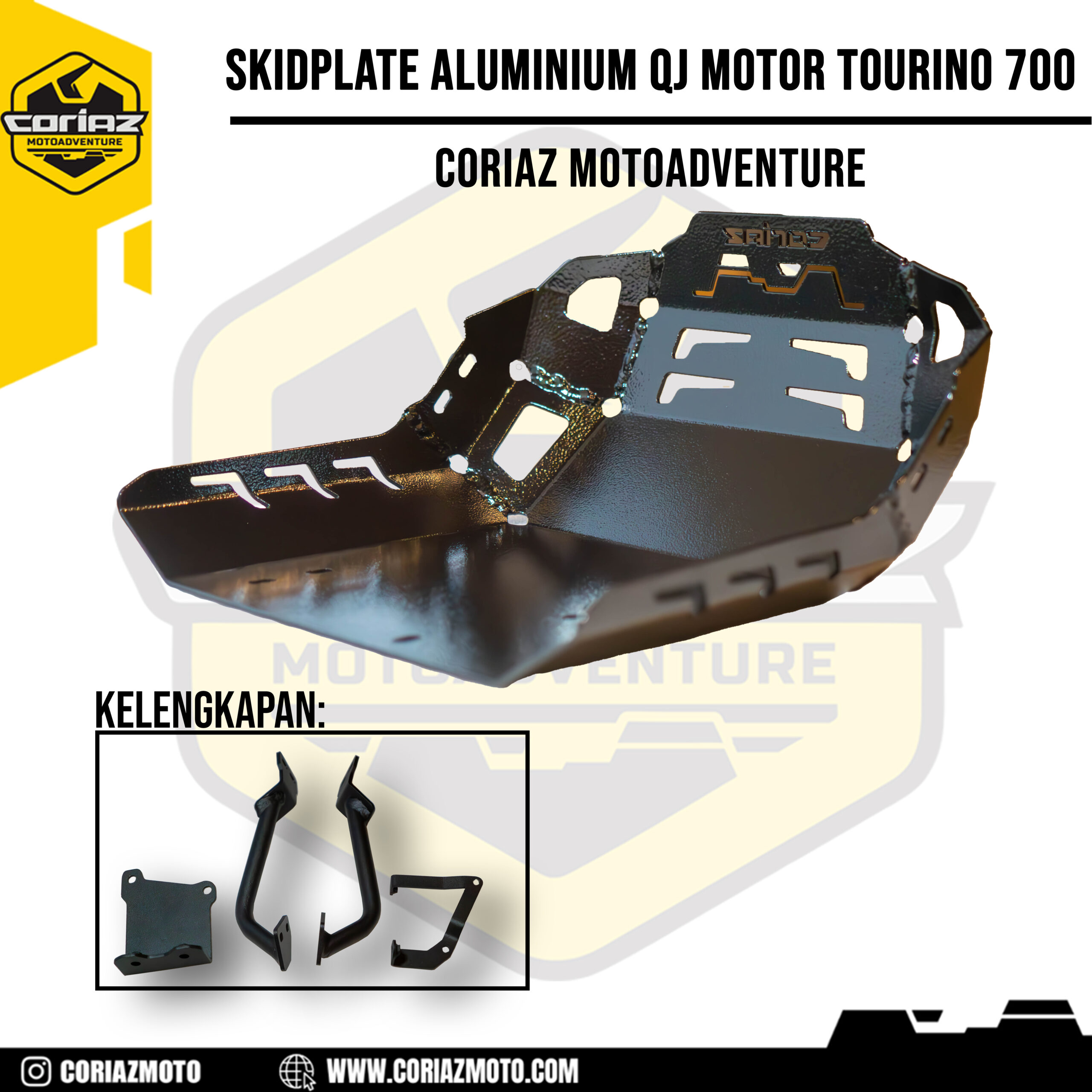 Skidplate Aluminium QJMotor Tourino 700SX (2025 - UP)