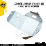 Skidplate Aluminium Kawasaki D-Tracker 250 - Gambar 6