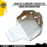 Skidplate Aluminium Kawasaki D-Tracker 250 - Gambar 5