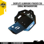 Skidplate Aluminium Kawasaki D-Tracker 250 - Gambar 4