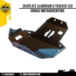 Skidplate Aluminium Kawasaki D-Tracker 250 - Gambar 6