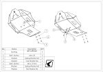 Skidplate Aluminium Kawasaki KLX 250 (2009 - UP) - Gambar 6