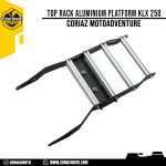 Top Rack Aluminium Platform & Side Protector KLX 250 (2009 - UP) - Gambar 6