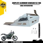 Skidplate Aluminium Kawasaki KLE 500 - Gambar 9