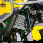 Cover Radiator Aluminium Kawasaki KLE 500 - Gambar 2