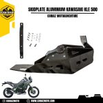Skidplate Aluminium Kawasaki KLE 500 - Gambar 8