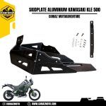 Skidplate Aluminium Kawasaki KLE 500 - Gambar 7