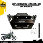 Skidplate Aluminium Kawasaki KLE 500 - Gambar 6