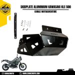 Skidplate Aluminium Kawasaki KLE 500 - Gambar 5