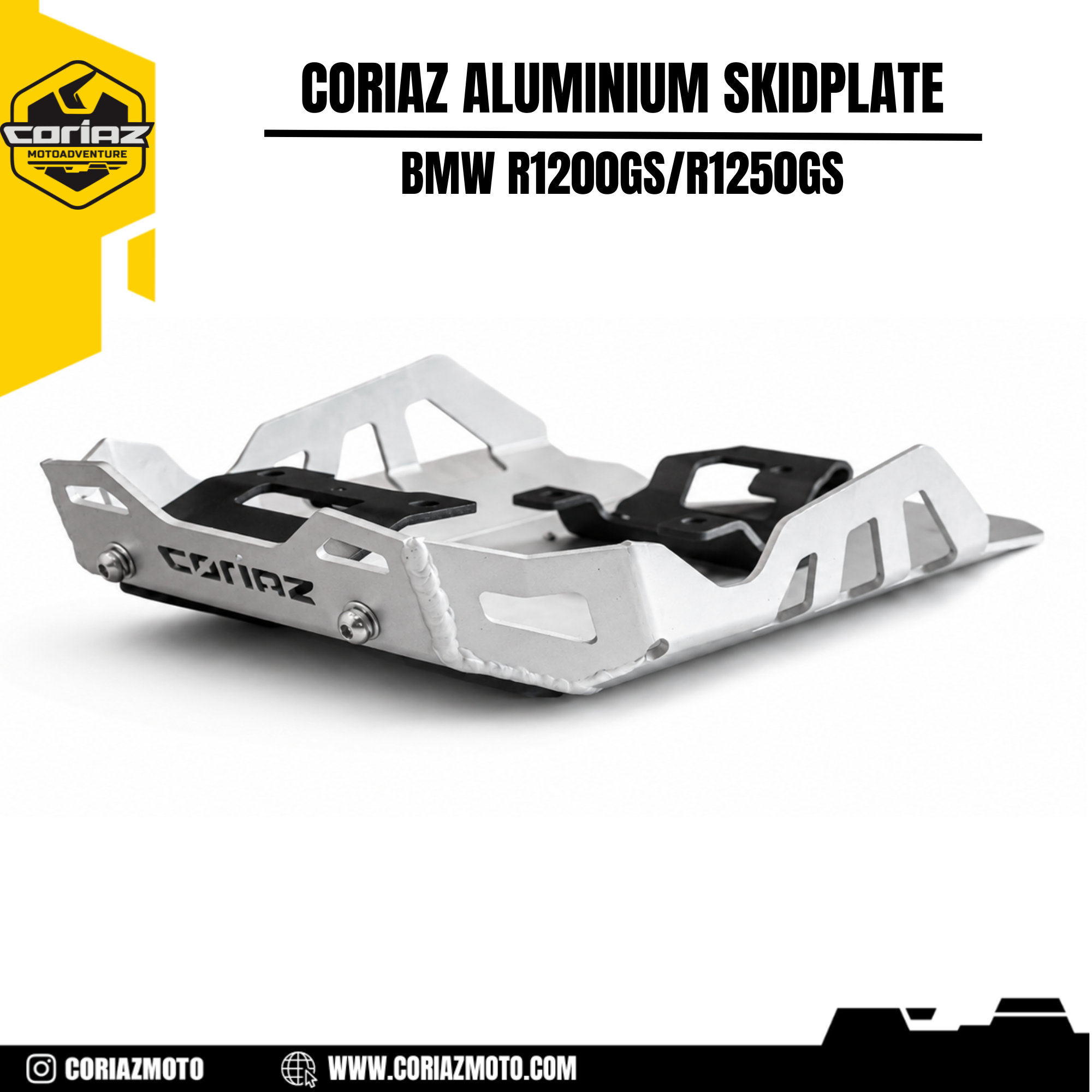 BMW R 1200 GS R 1250 GS Skidplate Aluminium BMW R1250 GS - Gambar 1