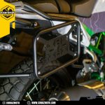 Coriaz Heavy Duty Side Rack X-Mode Kawasaki KLE 500 - Gambar 4